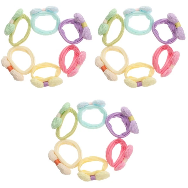 18 pcs Rubber Bands Hair Ropes Toddler Hair Bows Girls Hair Ties Baby Hair Ties