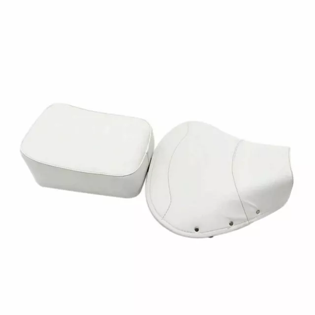 New Faux Leather Vespa Vbb,Super,Px,Rally Front And Rear Seat Cover Set (White)