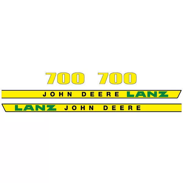 JOHN DEERE 700 LANZ tractor decal aufkleber adesivo sticker set $50.00 -  PicClick