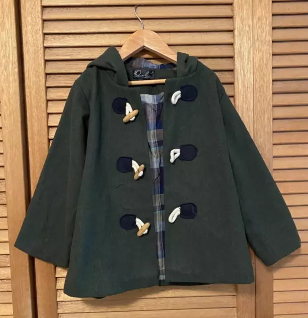 Oobi - Boys Green Hooded Coat / Jacket - Size 4