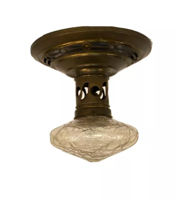 Jugendstil DECKENLEUCHTE | Art Deco Luster Art Nouveau Lampe | um 1900 | H28 ø27 Jugendstil DECKENLEUCHTE | Art Deco Luster Art Nouveau Lampe | um 1900 | H28 ø27