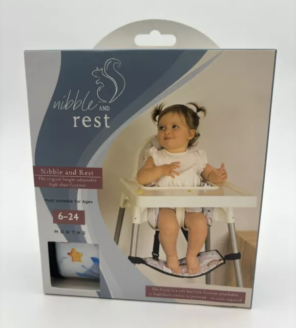 NIBBLE REST Footsi Adjustable Highchair Footrest Antilop Space