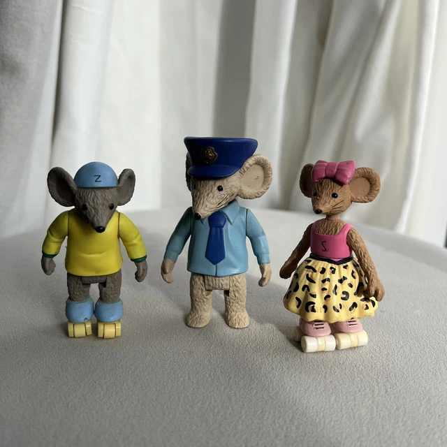 CBEEBIES RASTAMOUSE ARTICULATED Figure Bundle Toys Ideal Cake Toppers £ ...