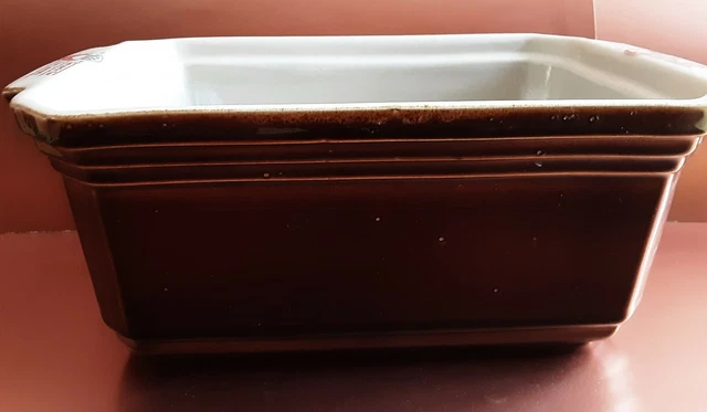 Terrine à Pâte En Terre Cuite émaillée – Décor Oies – 1,5L – Bon état