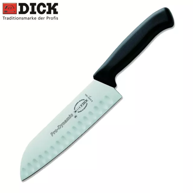 F. Dick Santokumesser Santoku Messer Kochmesser Küchenmesser m. Kullenschliff