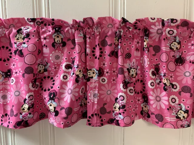 Minnie Mouse Valance Curtain 42x13