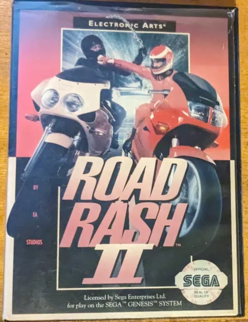 Road Rash 2 Sega Megadrive  PAL Complete in box.