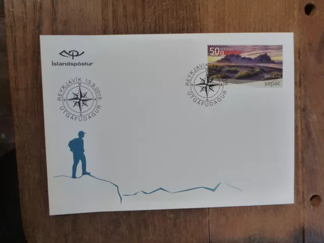 Iceland 2018 Sepac- Spectacular View Fdc First Day Cover