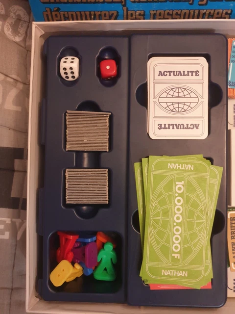 Jeu De Société Nathan Riches Du Monde – Version Vintage – Complet – Superbe état