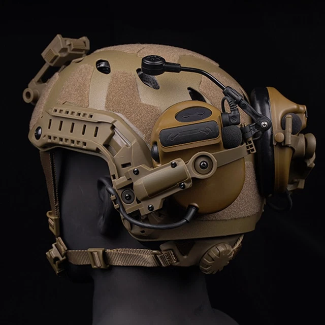 Support Casque Pour Comtac III C3 AMP - Fixation Rapide ARC Rail, Métal/plastique, Neuf