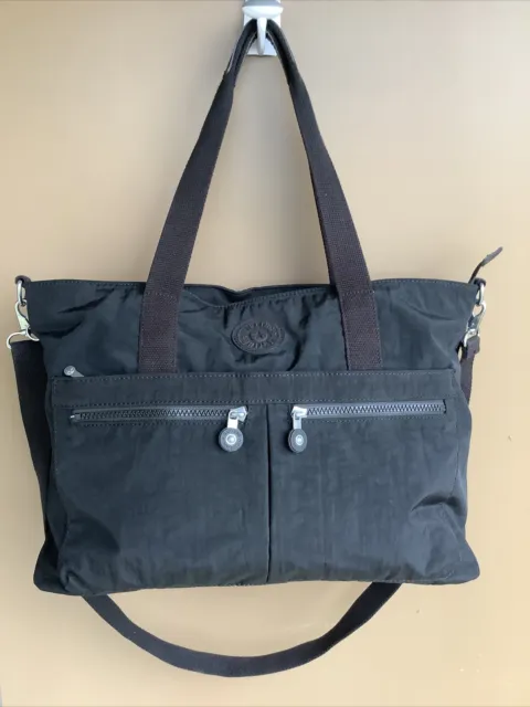 KIPLING Black Tote/Computer Bag With Removable Shoulder Strap