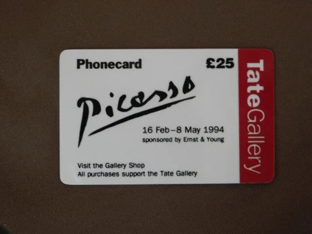 Prepaid Kaart MINT Ongebruikt UK - PICASSO / Tate Gallery