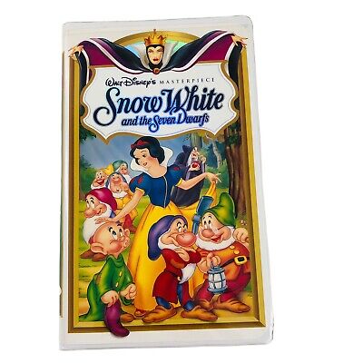 Snow White And The Seven Dwarfs Walt Disneys Masterpiece VHS1524 Like New
