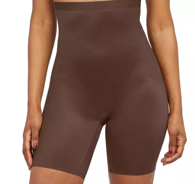 Spanx Trust Your Thinstincts 2.0 High Waisted Mid-Thigh Short Brown 3X Plus Size