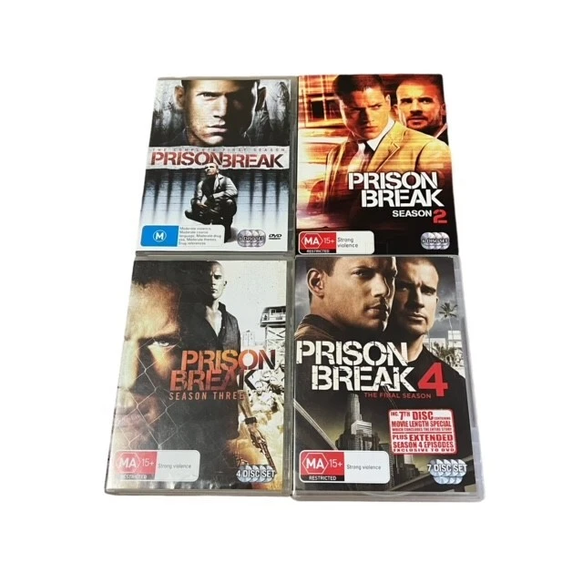 Prison Break Complete Series Box Set Season 1 -4 DVD Wentworth Miller Reg 4