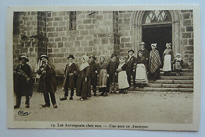 CPA 63 15 the Auvergne Home/a wedding in Auvergne-new condition!