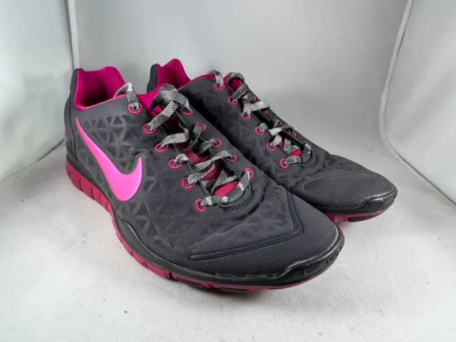 Nike Free Tri Fit 2 Women’s Training Running Shoes Gray Pink 487789-009 SZ 8.5