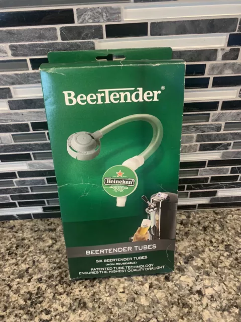 Heineken Krups Replacement Beertender Tube 10 Pack New Sealed.