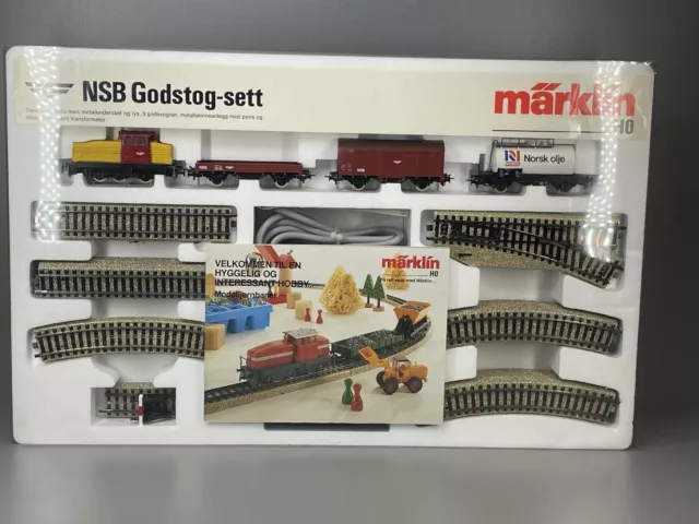 H0 MÄRKLIN Startset 0990 NSB Godstog-sett  ..0990 AC  OVP / 5 Z 327