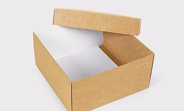 LARGE BROWN 20cm X 20cm X 10cm  BOX WITH THE LID GIFTS, RETAIL, TOYS. 3