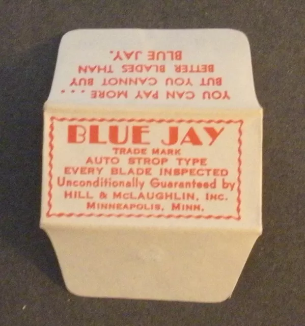 Vintage Razor Blade BLUE JAY AUTOSTROP One Wrapped Blade