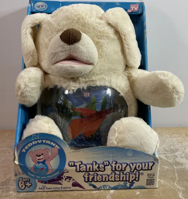 TEDDY TANK PUPPY Fish Tank, Snacks, Coins, Toys Ships Fast Priority Seen on TV