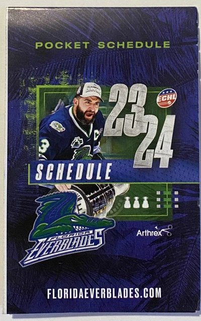 2023-2024 FLORIDA EVERBLADES Schedule 🏒 Cool Minor Hockey Sked 🏒 NEW‼️