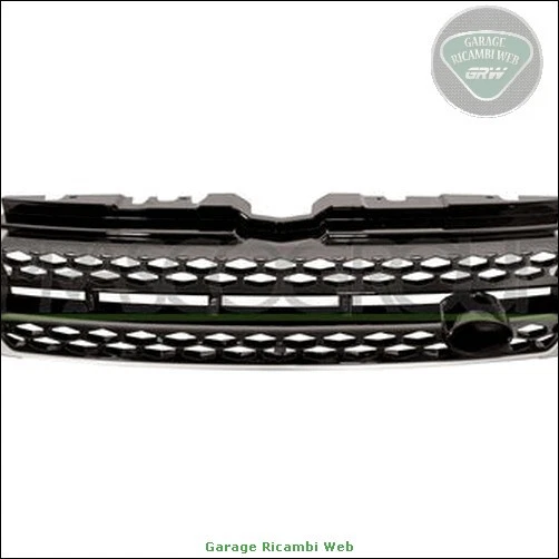 Prasco Griglia Radiatore Anteriore Nera Liscia Per Smart Fortwo 2004-2007 - Ricambio Aftermarket