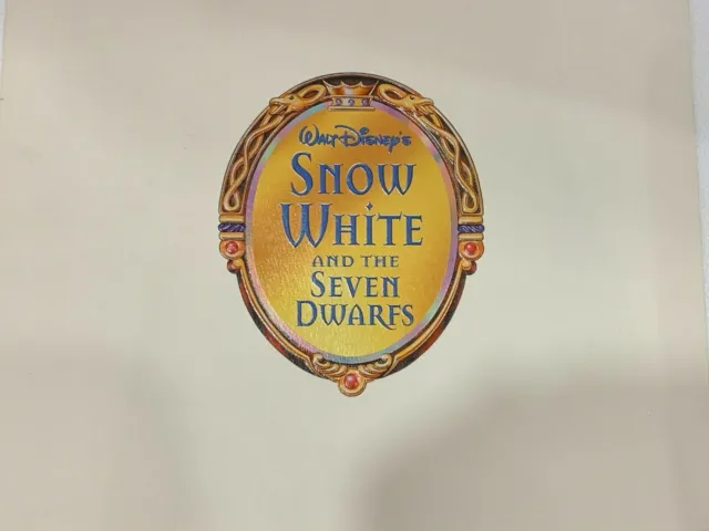 🔥2001 Disney Snow White and the Seven Dwarfs Set of 4 Lithograph Prints~11x14🔥