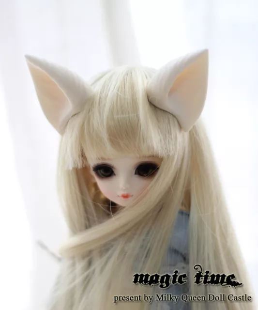 [Magic Time]blank fox ears for 1/4 1/6 doll BJD Luts AI DD AS  MSD Yosd dollfie