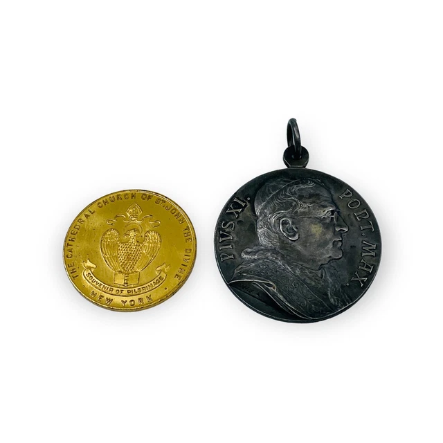 Cathedral Church Of St. John New York Coin + 29th Eucharistic Congress 1928