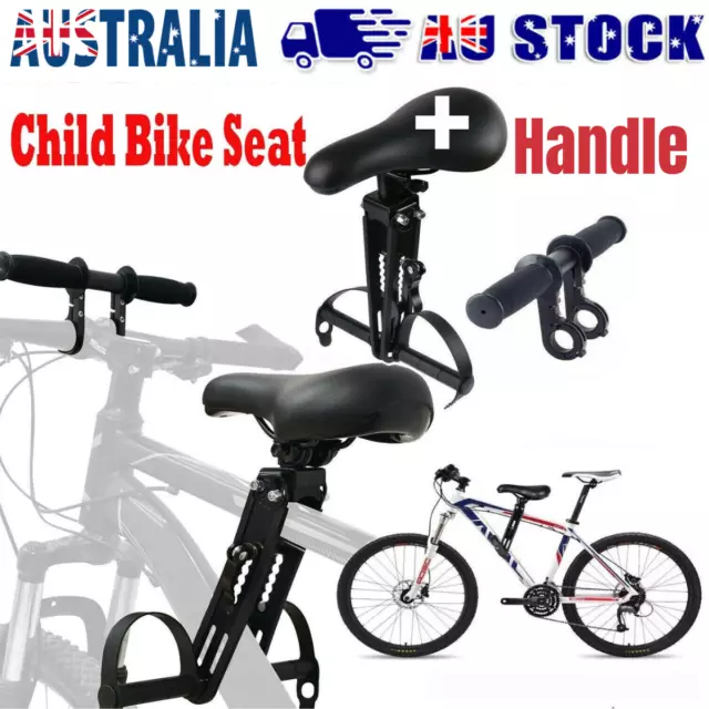 Bike Front Mounted Child Seat Kids Top Tube Kit Bicycle Detachable Child Armrest