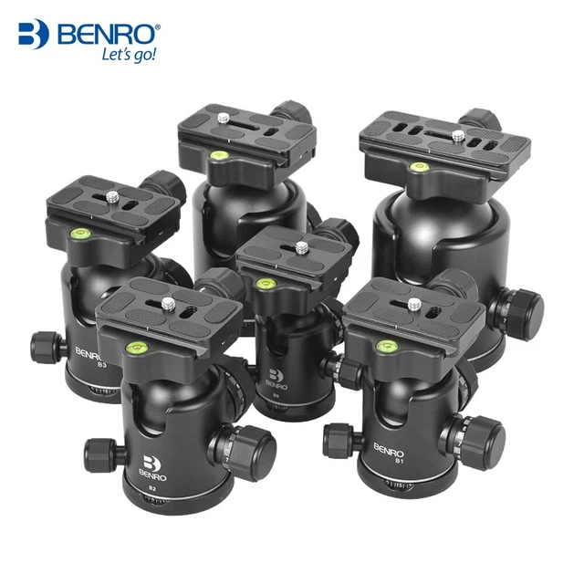 BENRO B Series Ballhead B00 B0 B1 B2 B3 B4 B5 Aluminum Dual Action Ball Head