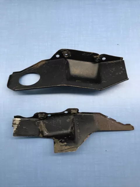 Vintage VW BUG BUS GHIA Engine Cooling Tins Lower Cylinder Air Deflectors VW OEM Vintage VW BUG BUS GHIA Engine Cooling Tins Lower Cylinder Air Deflectors VW OEM
