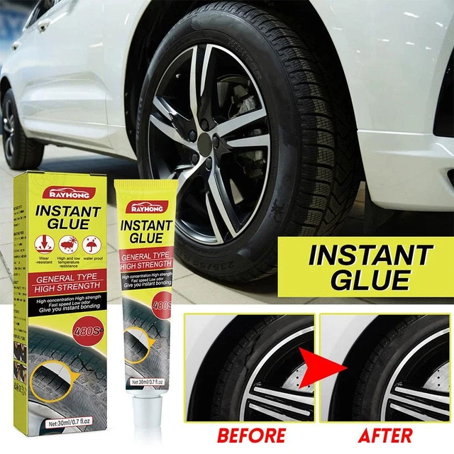 STRONG RUBBER BLACK Tyre Puncture Repair Glue.For Car Vehicle