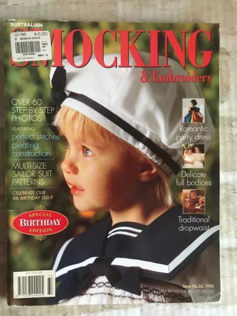 Issue No 33 Australian Smocking and Embroidery Magazine