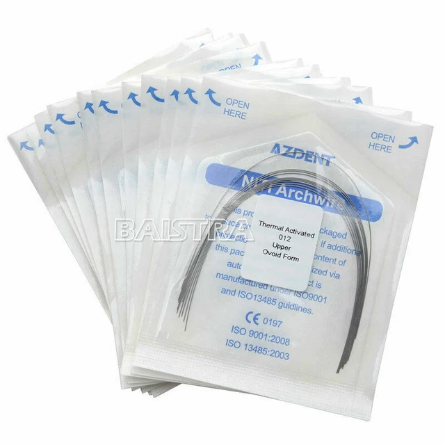 20 Bags Dental Orthodontic Arch Wire Round Niti Thermal Activated Heated U&L