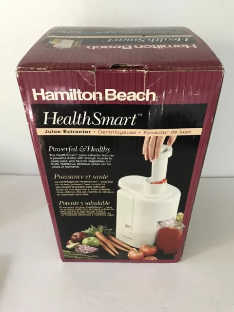 Agrumes extracteur de jus intelligent vintage Hamilton Beach Health 67150. Neuf. Boîte ouverte. 3