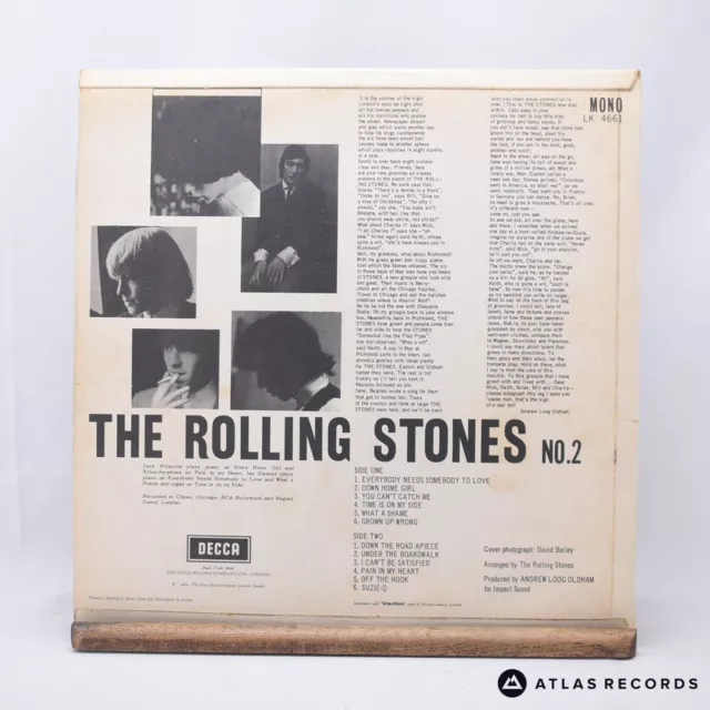 The Rolling Stones - No. 2 - Mono 2A 1A LP Vinyl Record - VG+/VG+ 3