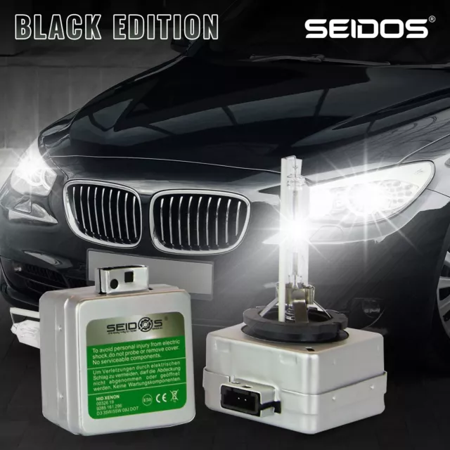 DUO-SET SEIDOS D1S 8000K BLACK EDITION Xenon Brenner Scheinwerfer Lampe Bulb NEU