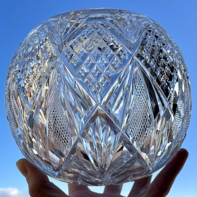 American Brilliant Period Cut Glass Rose Bowl | Hawkes? Clark?
