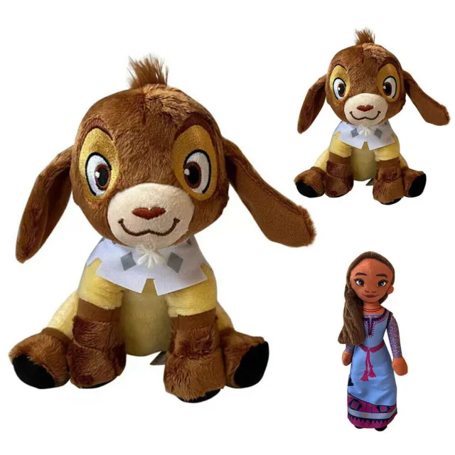 2023 DISNEY Movie WISH Small Plush TALKING VALENTINO Asha's Goat Stuffed  Toy NEW