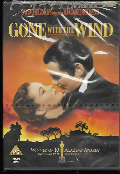 Gone With The Wind Genuine R2 Dvd Clark Gable Vivien Leigh New/Sealed