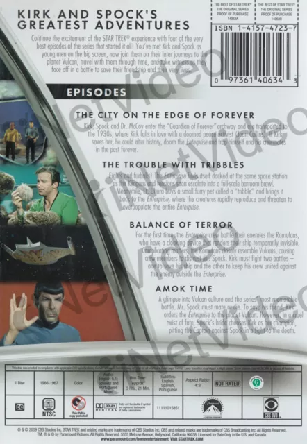 The Best Of Étoile Trek: The Original Série Neuf DVD 2