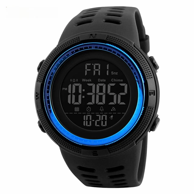 SKmei 1251 Montre De Sport En Plein Air Pour Homme Montre Chrono étanche