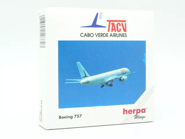 Herpa Aircraft Airlines 1/500 - Boeing 757 Tacv Cabo Verde