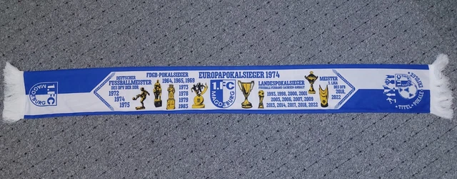 Fan-Schal / Schärpe "Erfolge"  für Fans des 1.FC Magdeburg  **neu**  FCM