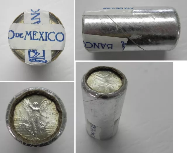 1985 Mexico SILVER Libertad Coins 1 Oz Each ORIGINAL Sealed Bank Roll of 20, #4