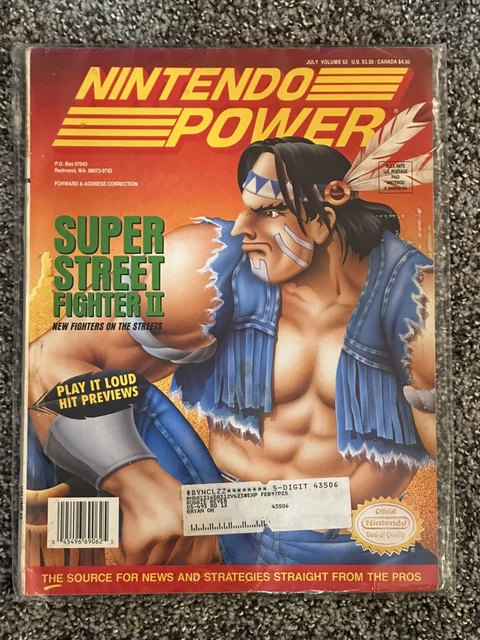 Vintage Nintendo Power Magazine Volume 62 / #62 - July 1994
