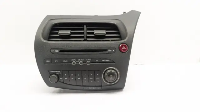 HONDA CIVIC MK8 2005 - 2012 Radio CD Stéréo Tête Unité 39100-SMG-E016-M1 N° Code